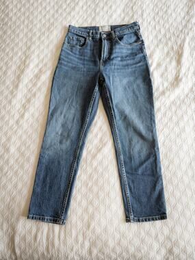 Everlane High Waist Straight Jeans Medium Wash Blue  Denim Size 28 (estimate)